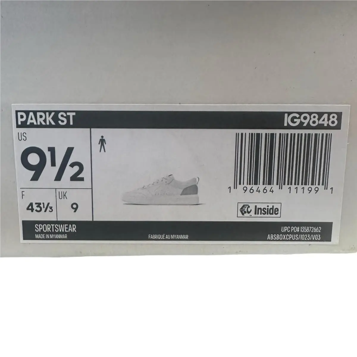 Adidas shoes - Adidas Park Street - Park Street - IG9848 - White (UPC: 196464111991) 7