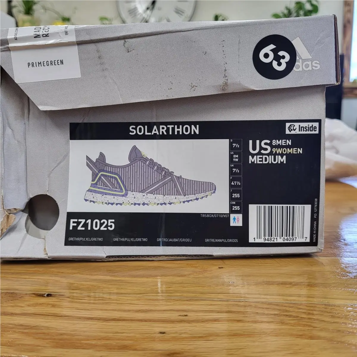 Adidas shoes - adidas Solarthon - Solarthon - FZ1025 - Gray 12
