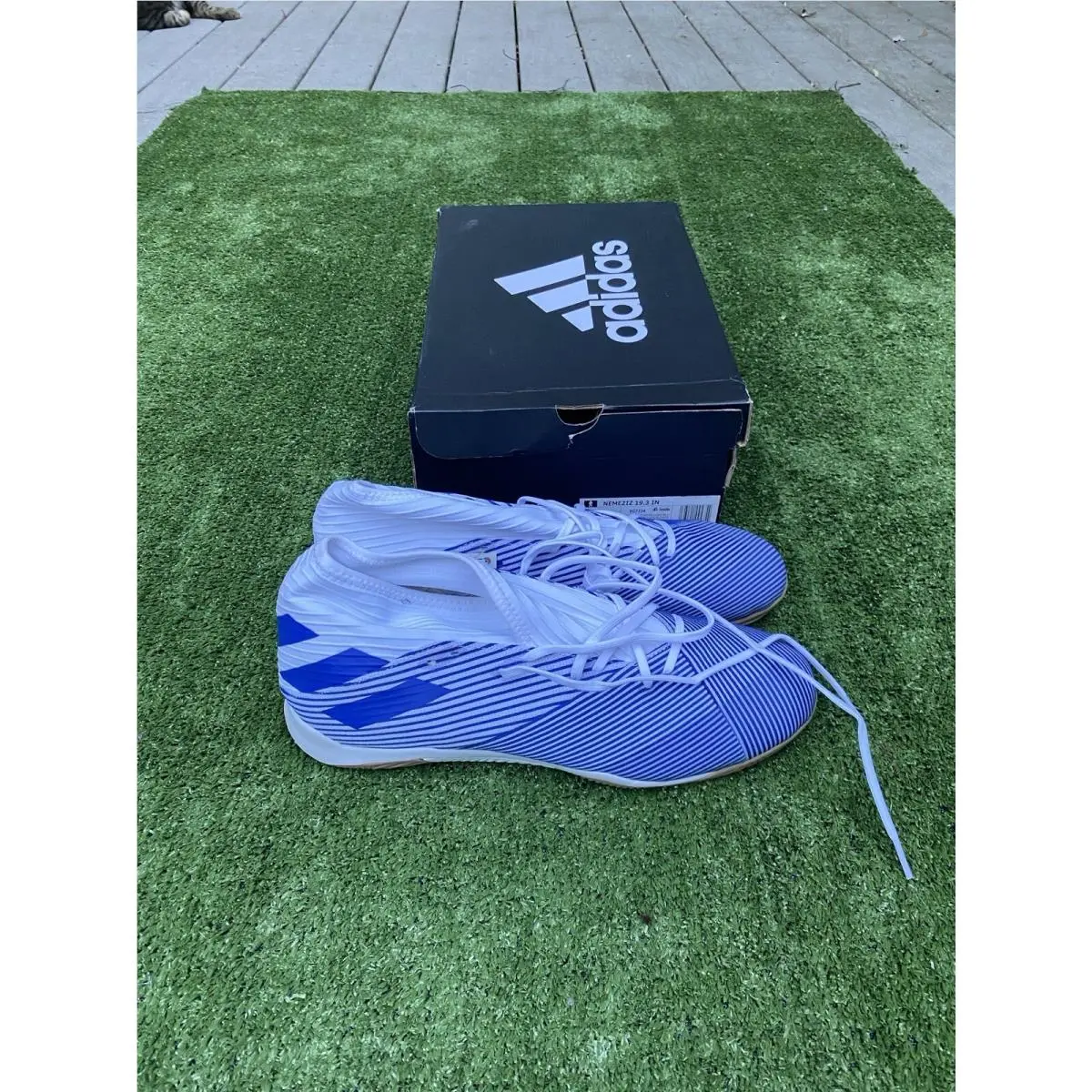 Size 13 - Adidas Nemeziz 19.3 Blue/white