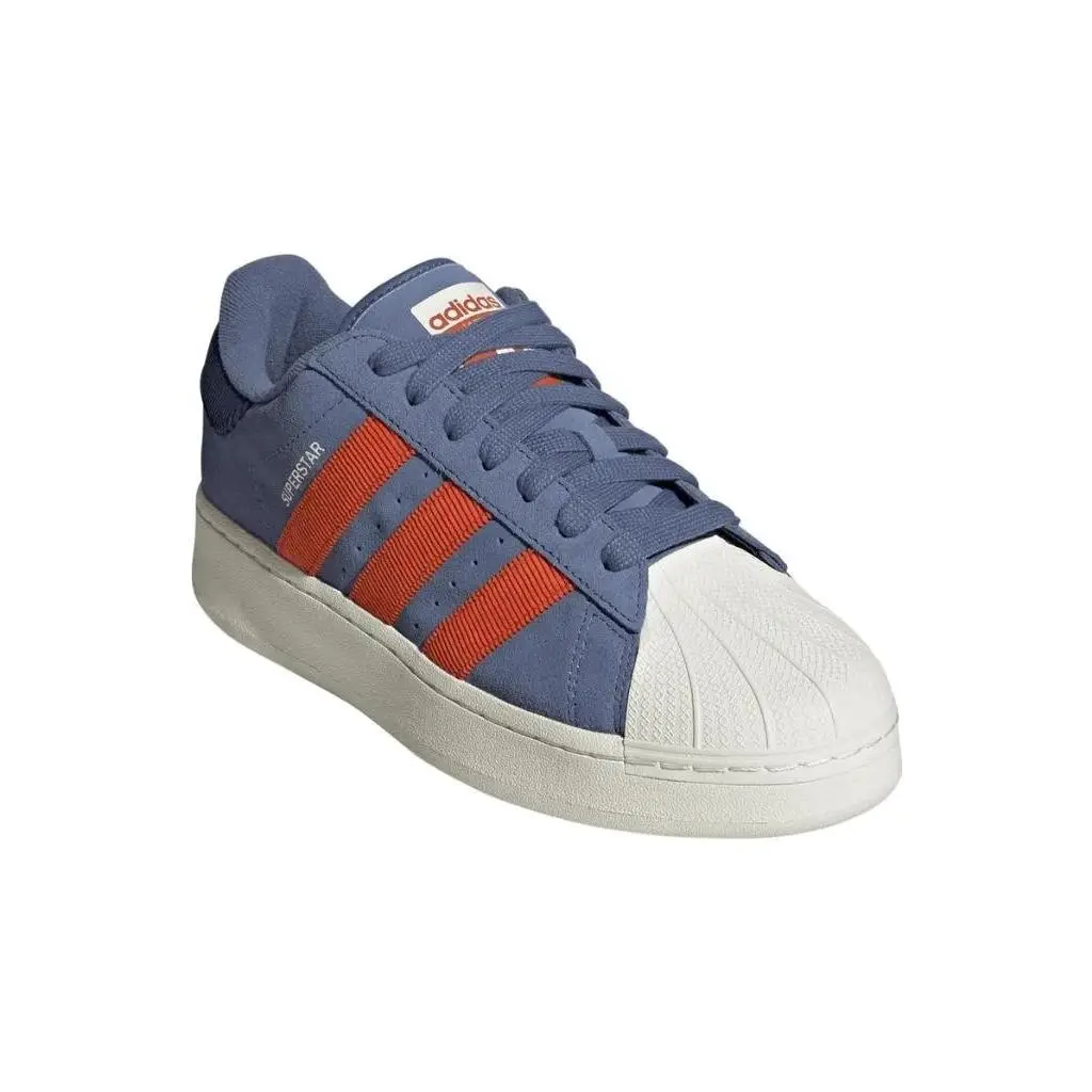 Adidas Superstar Xlg Suede Sneaker in Crew Blue/prered Men`s 9.5