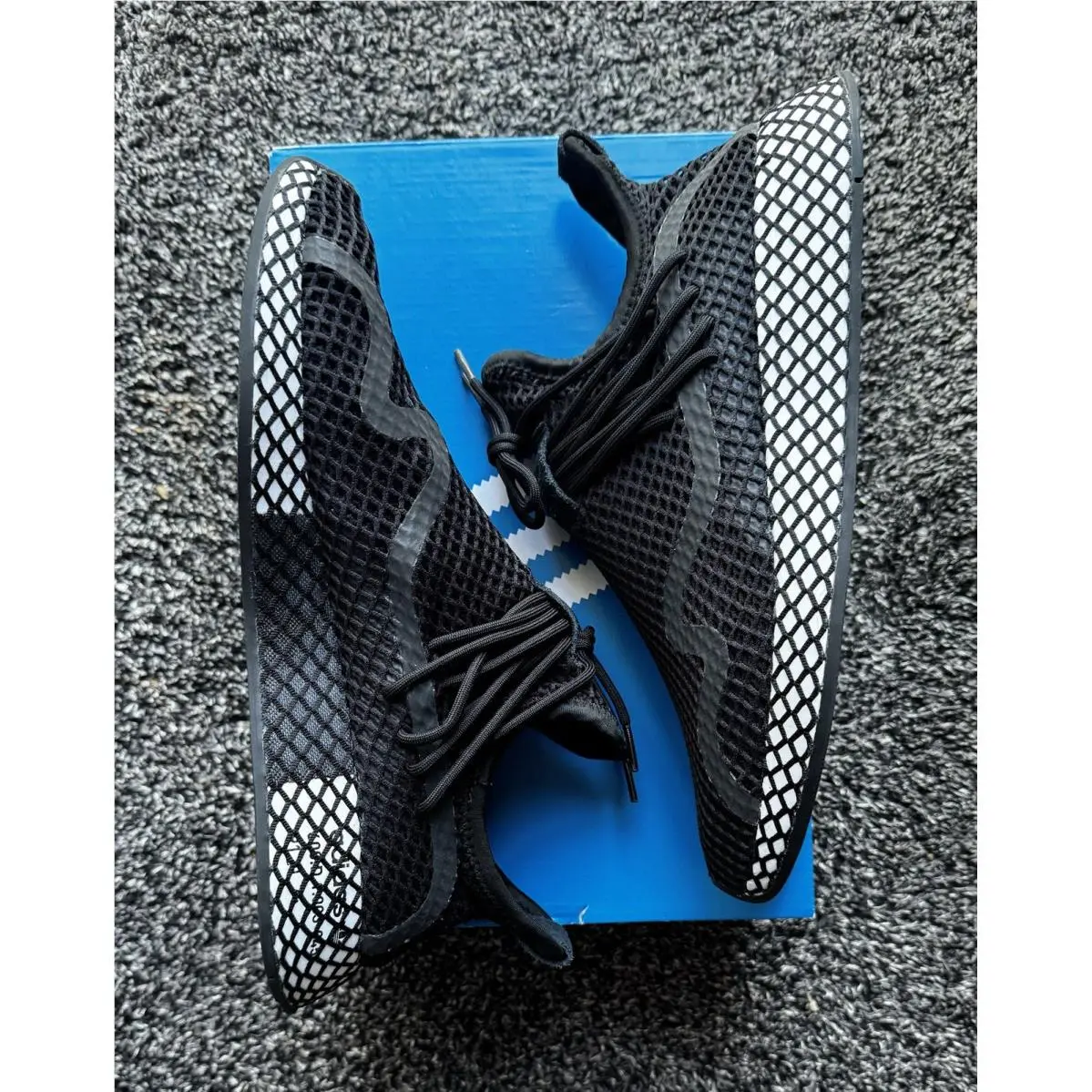 Adidas Deerupt S Core Black BD7879 Mens Size 12 Shoes