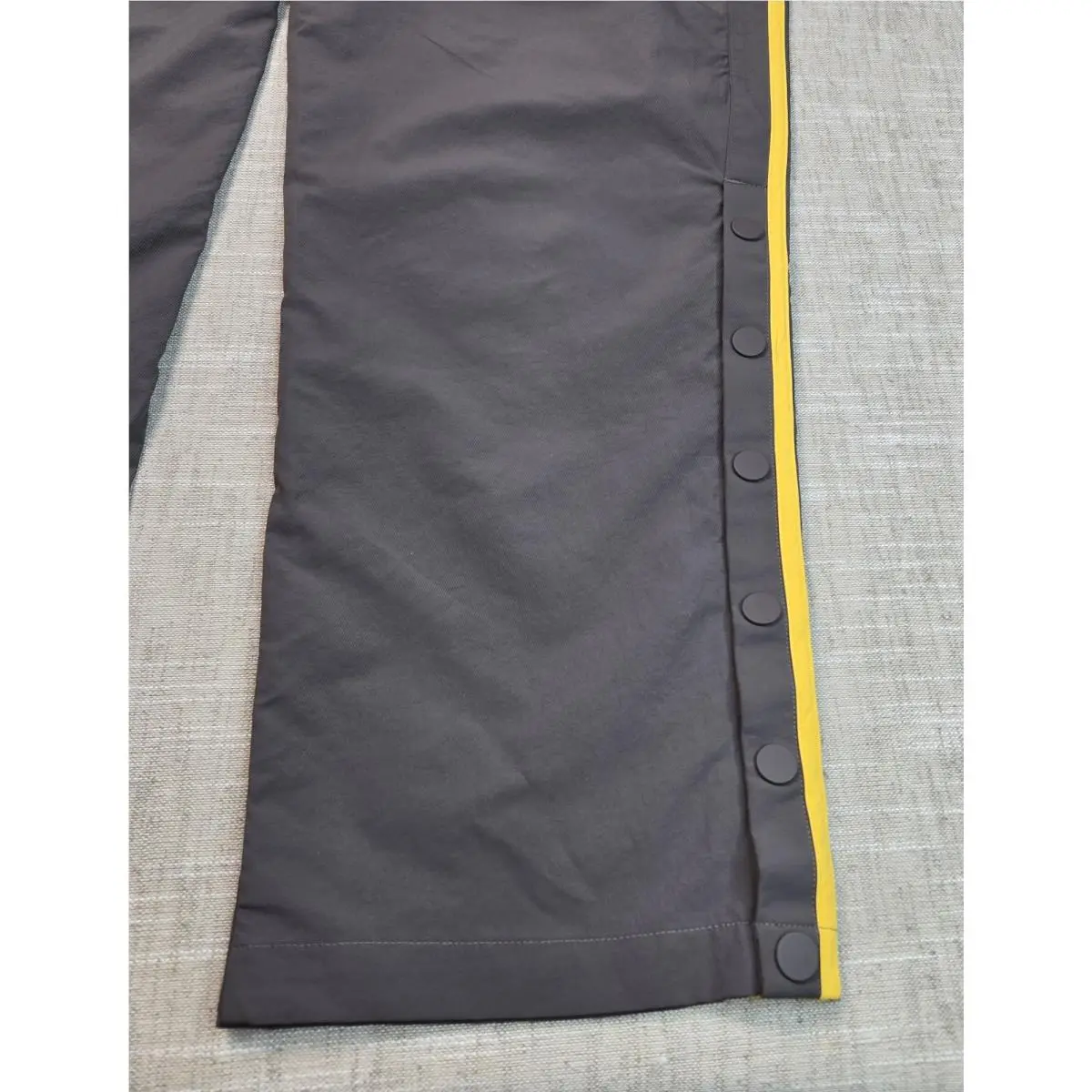Adidas clothing - Adidas Originals Basketball Track Pants - IY0159 - Gray Yellow 4