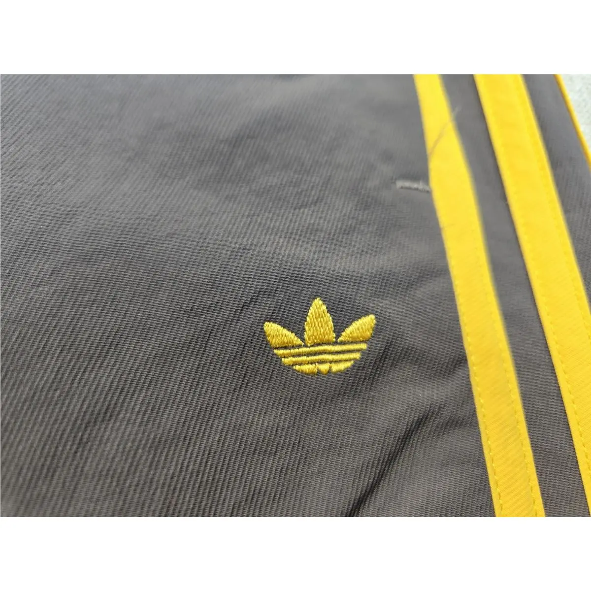 Adidas clothing - Adidas Originals Basketball Track Pants - IY0159 - Gray Yellow 3
