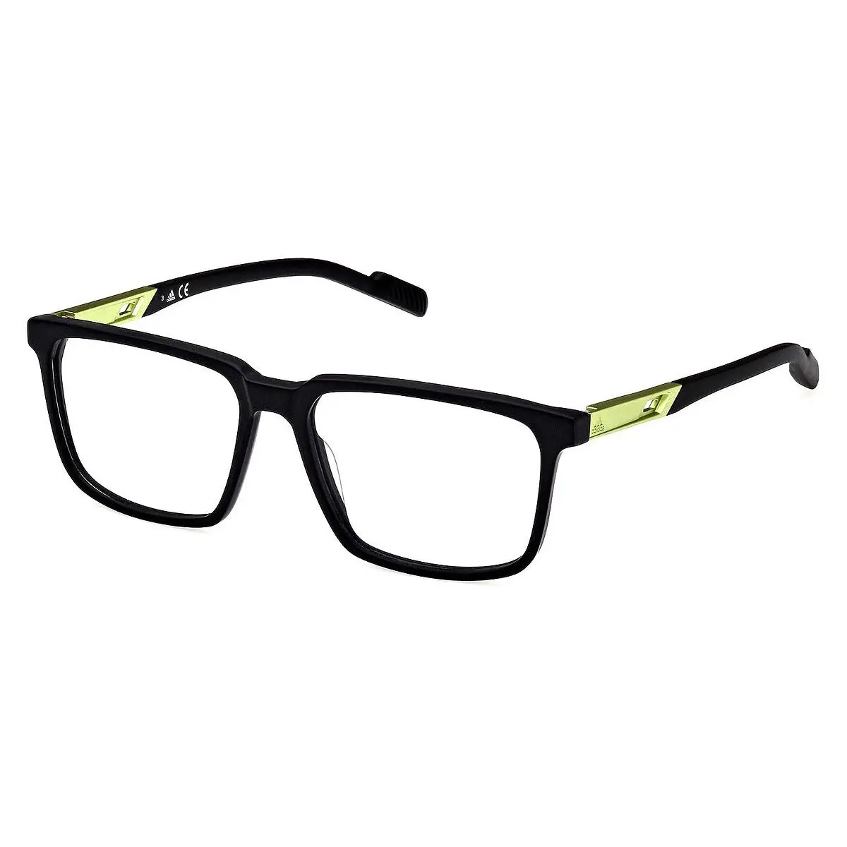 SP5039-002 Eyeglasses 53mm Matte Black Geometric Frame by Adidas