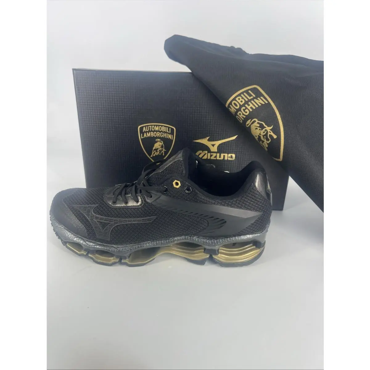 Mizuno shoes - mizuno lamborghini-wave - Black 0
