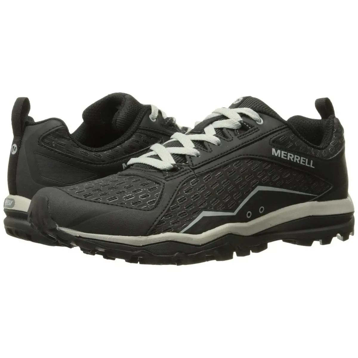 Men`s Merrell All Out Crush Trail Runner Sneaker Black J35533 Size US 9 - Black