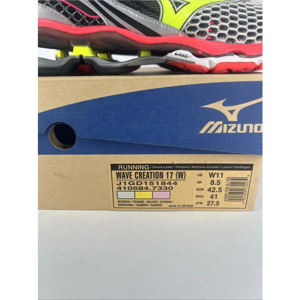 Mizuno shoes - Wave Creation 17-women `s - Wave Creation - Silver 0