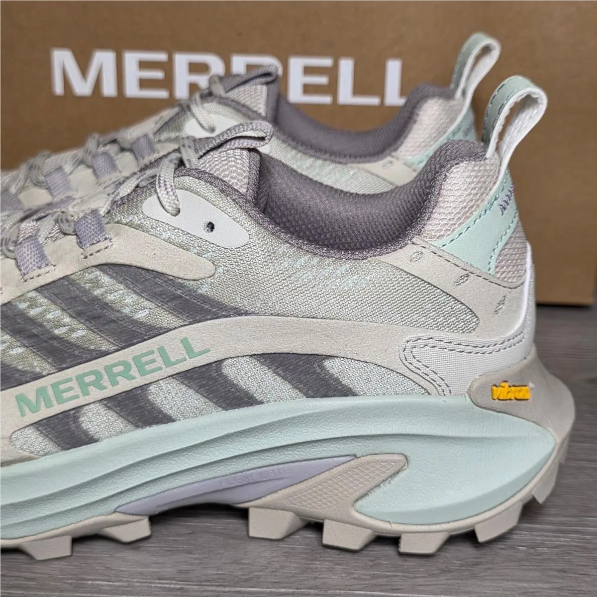 Merrell shoes - Merrell Moab Speed 2 - Moab Speed - J038520 - Pastel Green, Off-White 2