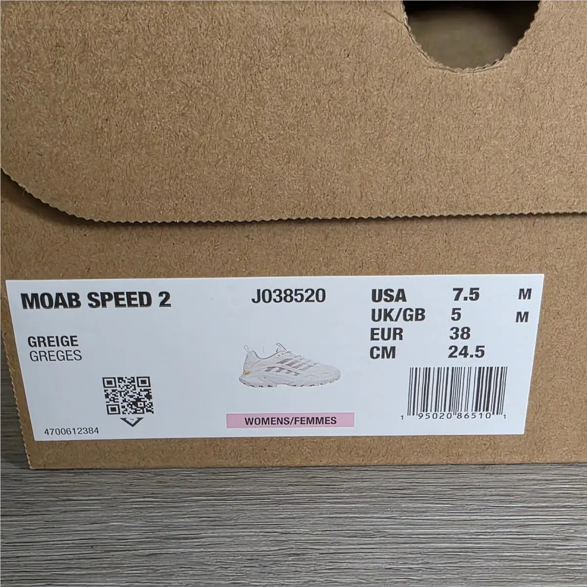 Merrell shoes - Merrell Moab Speed 2 - Moab Speed - J038520 - Pastel Green, Off-White 10