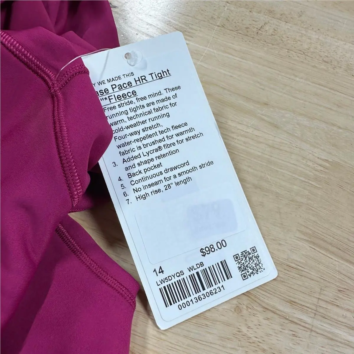 Lululemon clothing - Pink 5