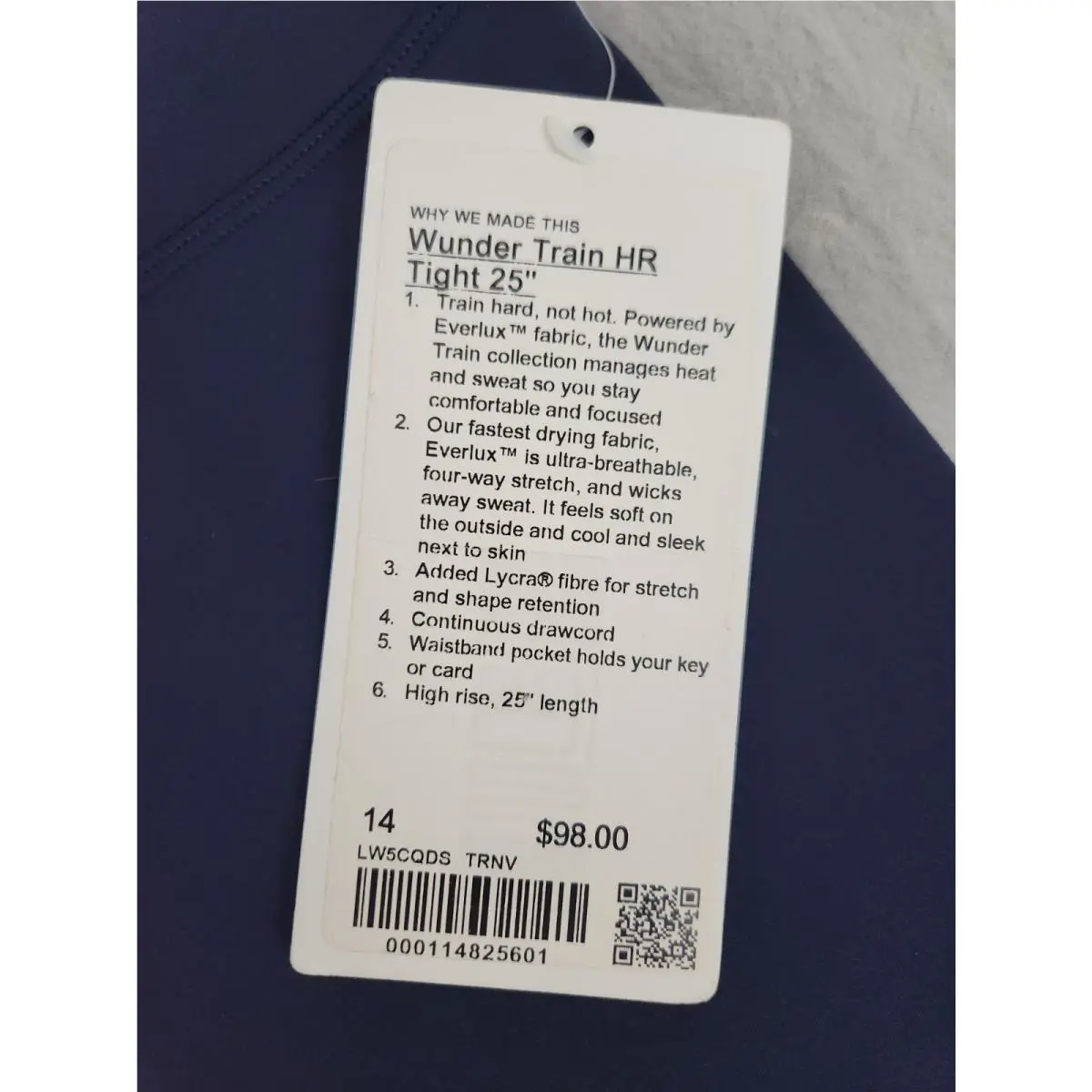 Lululemon clothing - True Navy 2