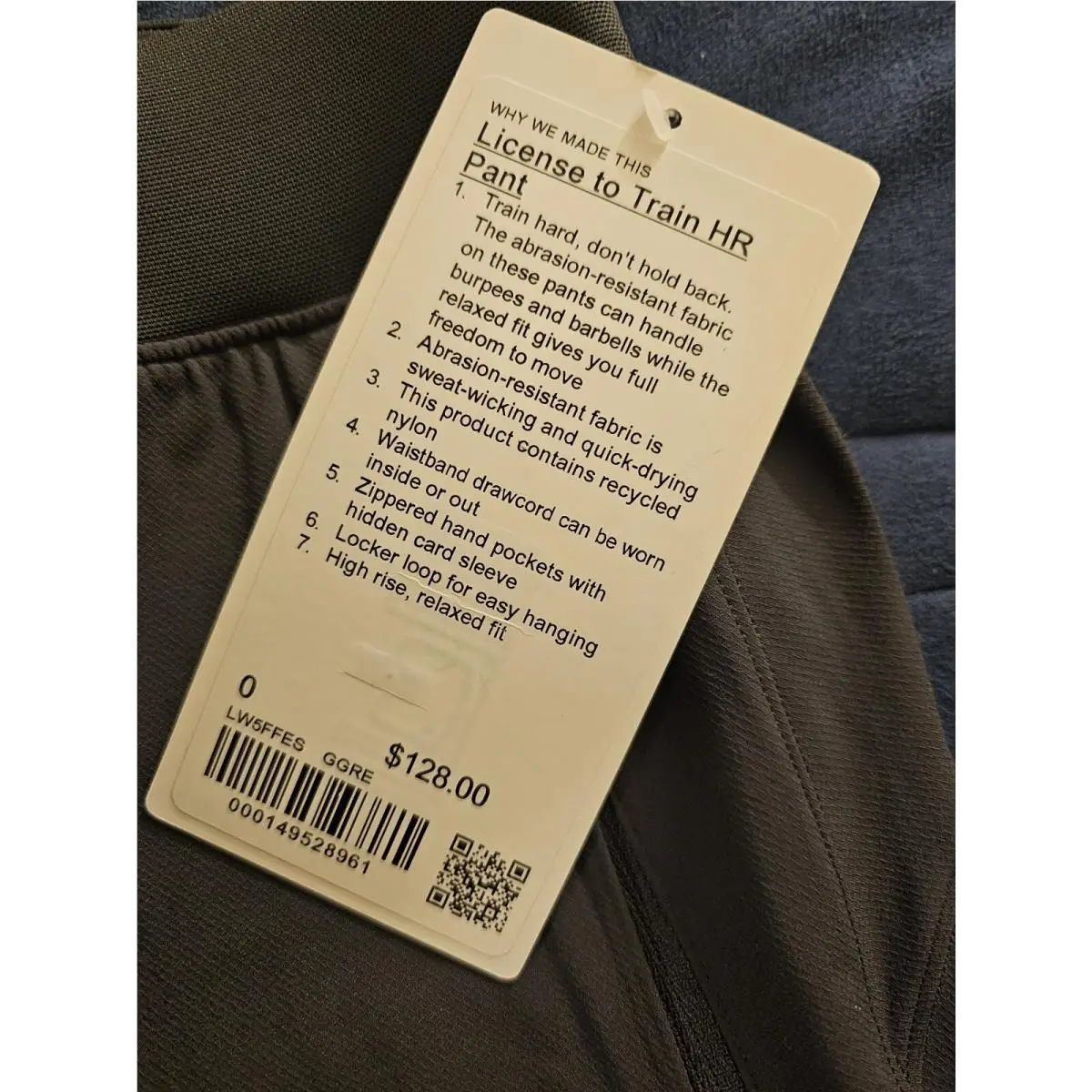Lululemon clothing - Graphite Grey 7