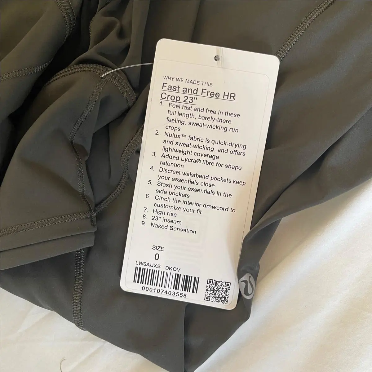 Lululemon clothing - Dark Olive 7