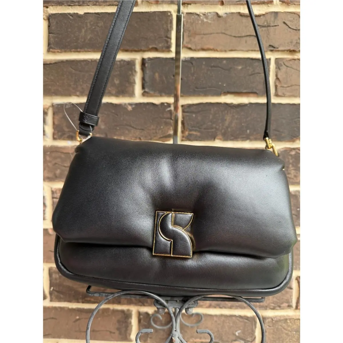 Kate Spade Dakota Smooth Puffy Leather Convertible Crossbody Black