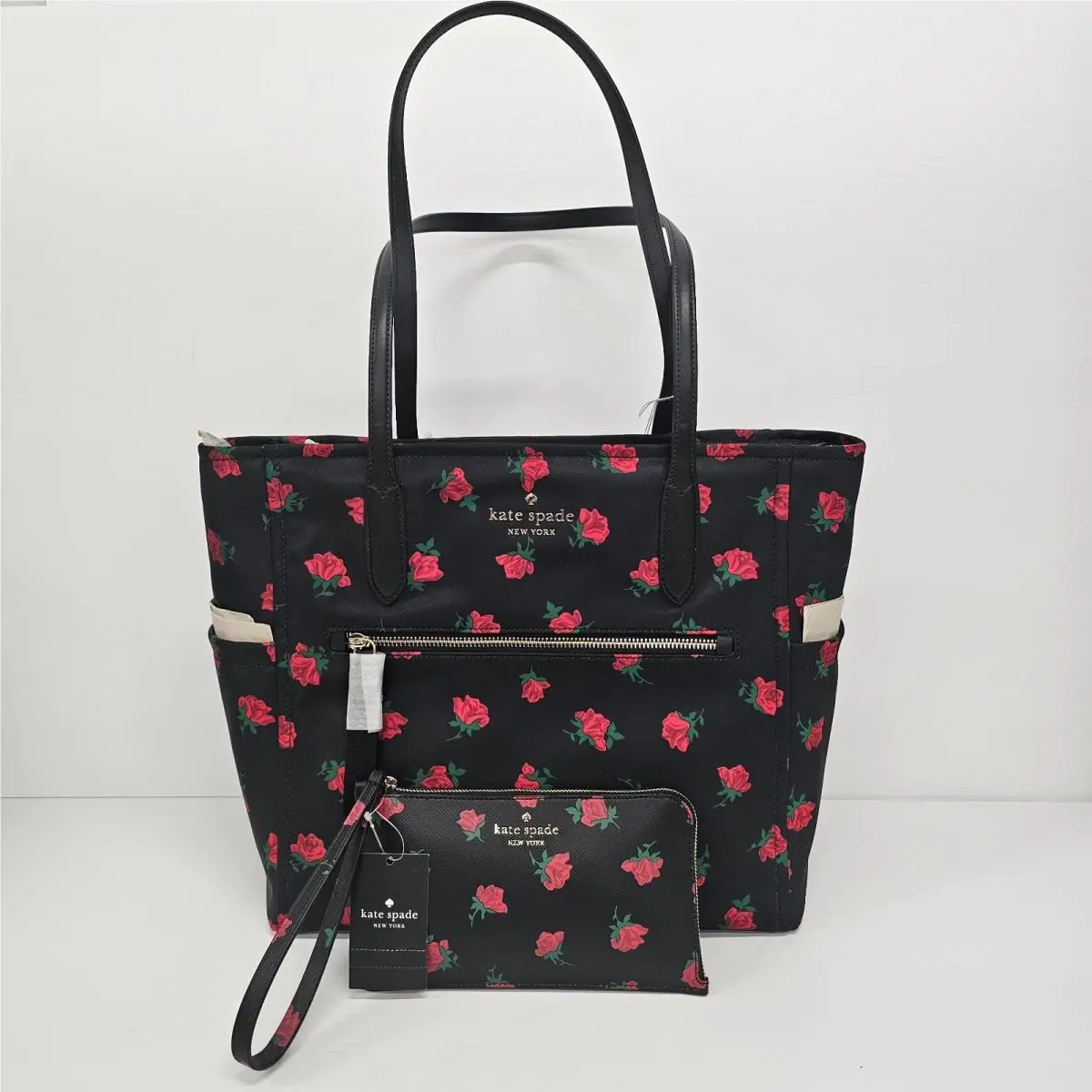 Kate Spade Chelsea Rose Toss Tote with Wallet