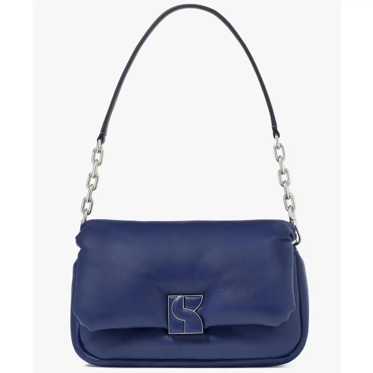 Kate Spade Dakota Convertible Navy Leather Crossbody Shoulder Bag KI075