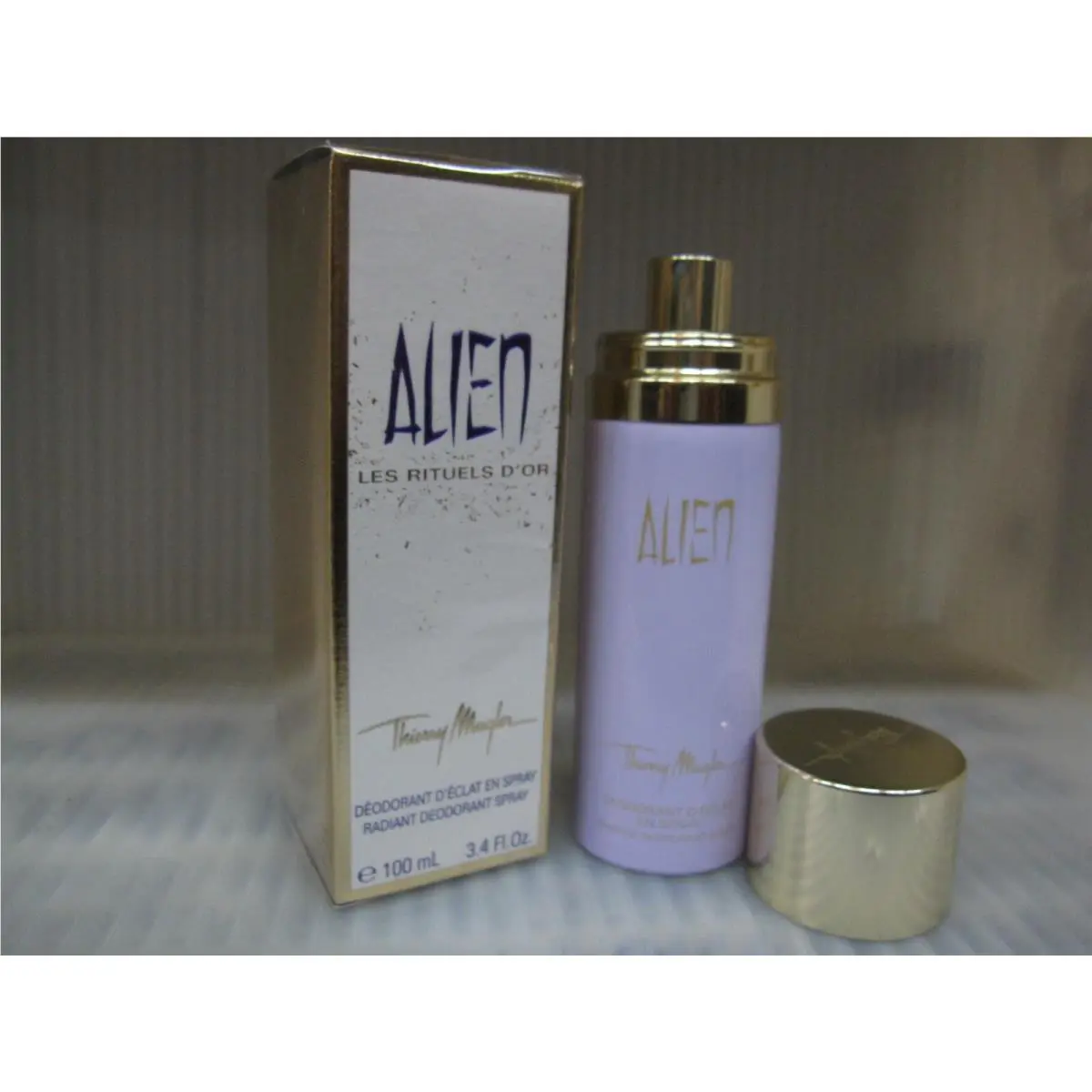 Alien Les Rituels D`or by Thierry  3.4 oz / 100 ML Radiant Deodorant Spray by Mugler