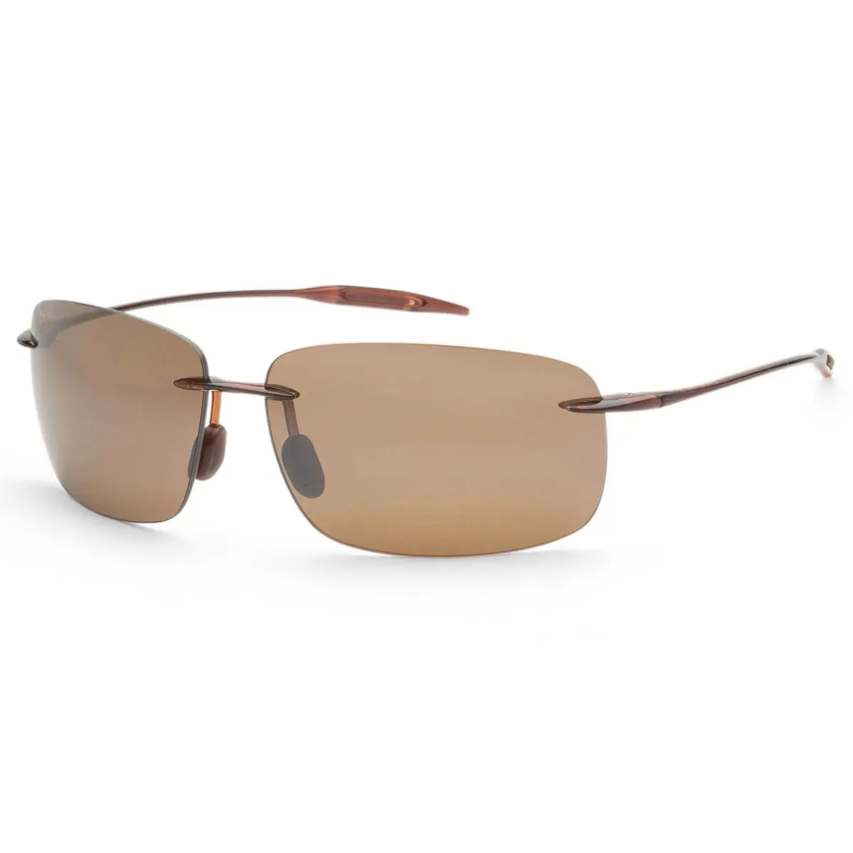 Maui Jim Men`s Breakwall 64mm Brown Polarized Sunglasses MJ0422S-002 - Frame: Brown, Lens: Brown, Other Frame: Brown