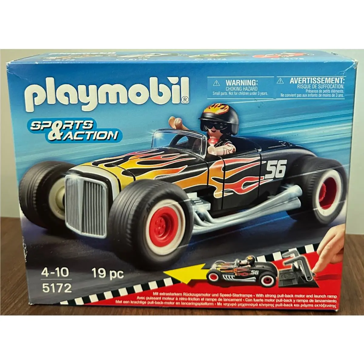 Playmobil 5172 Sports Action Heat Racer Hot Rod Car LL
