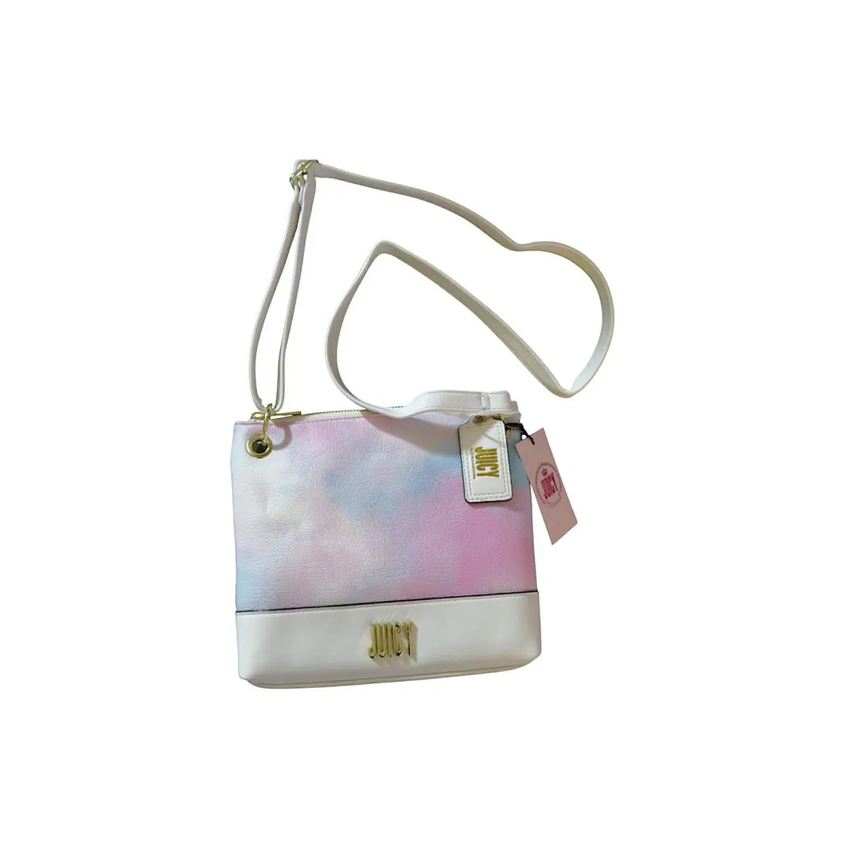 Juicy Couture Pastel Tie Dye Fantasy Crossbody Shoulder Bag Purse