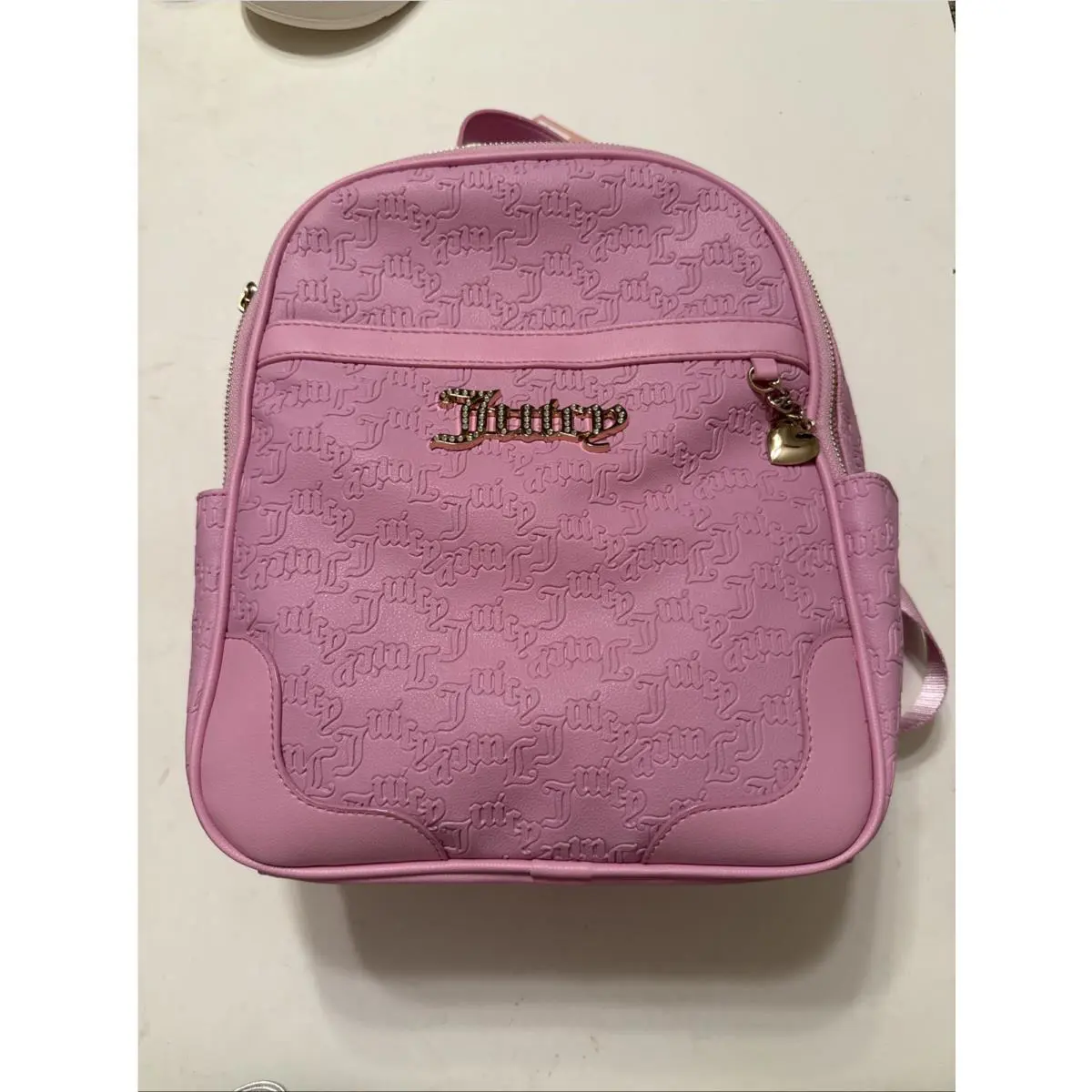 Juicy Couture Pink Ombre Heartless Fondant Pink Backpack