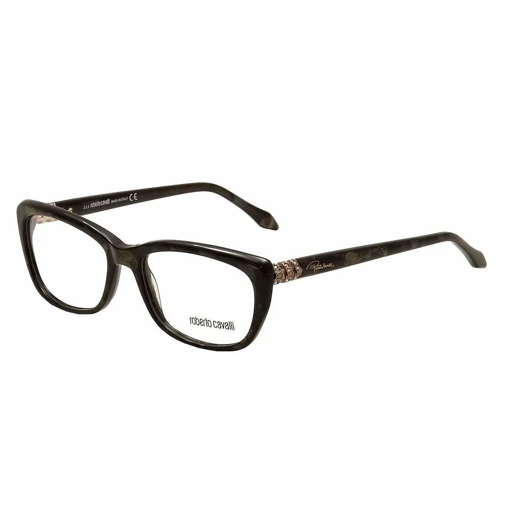 Roberto Cavalli Eyeglasses Martinica RC0715 05A Black/bronze Optical Frame 54m - Frame: Black