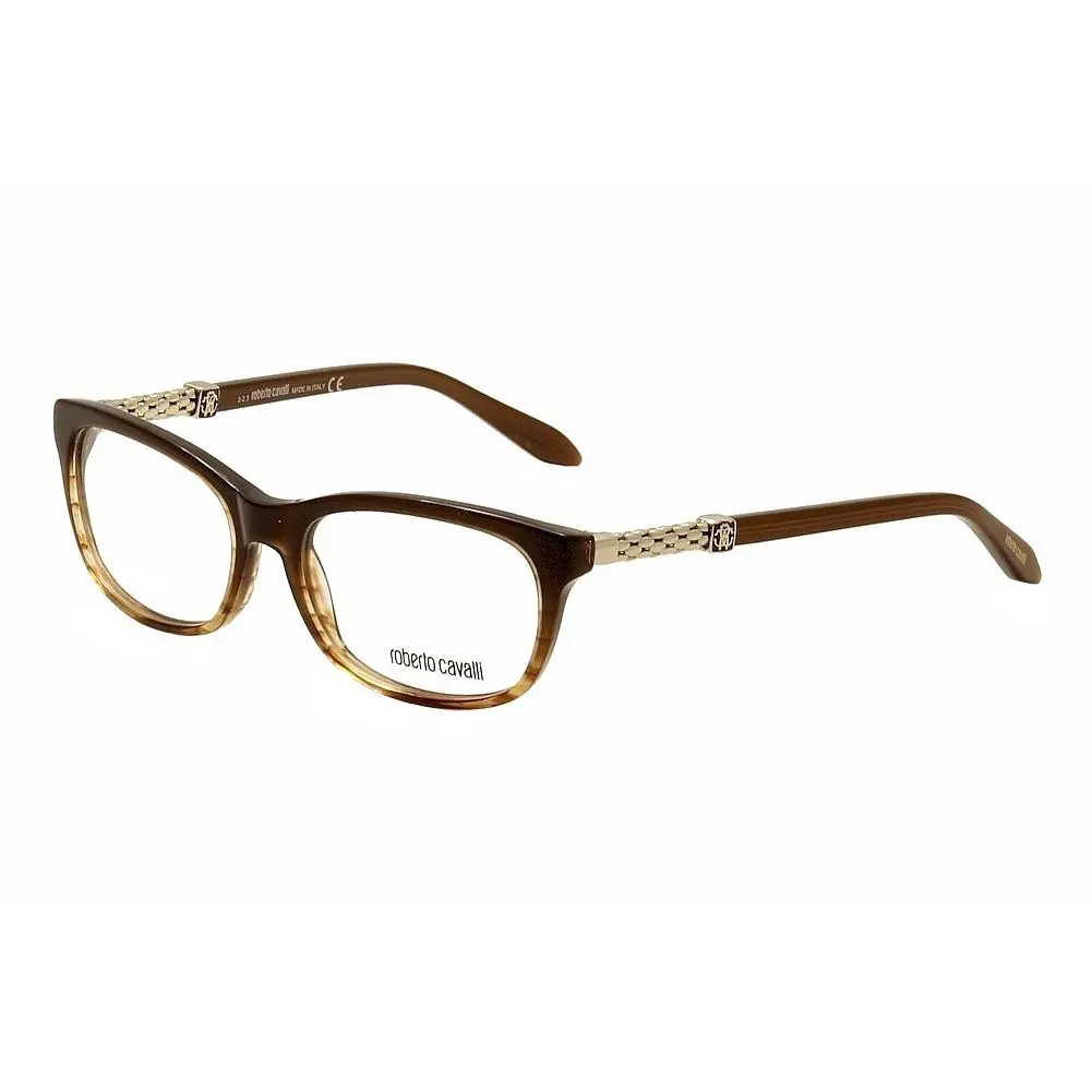 Roberto Cavalli Eyeglasses Barbados RC0706 047 Brown/gold Optical Frame 54mm