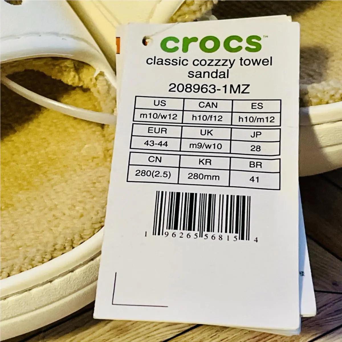 Crocs shoes - Crocs Cozzzy - Cozzzy - 208963-1MZ - White (UPC: 0196265568154) 5