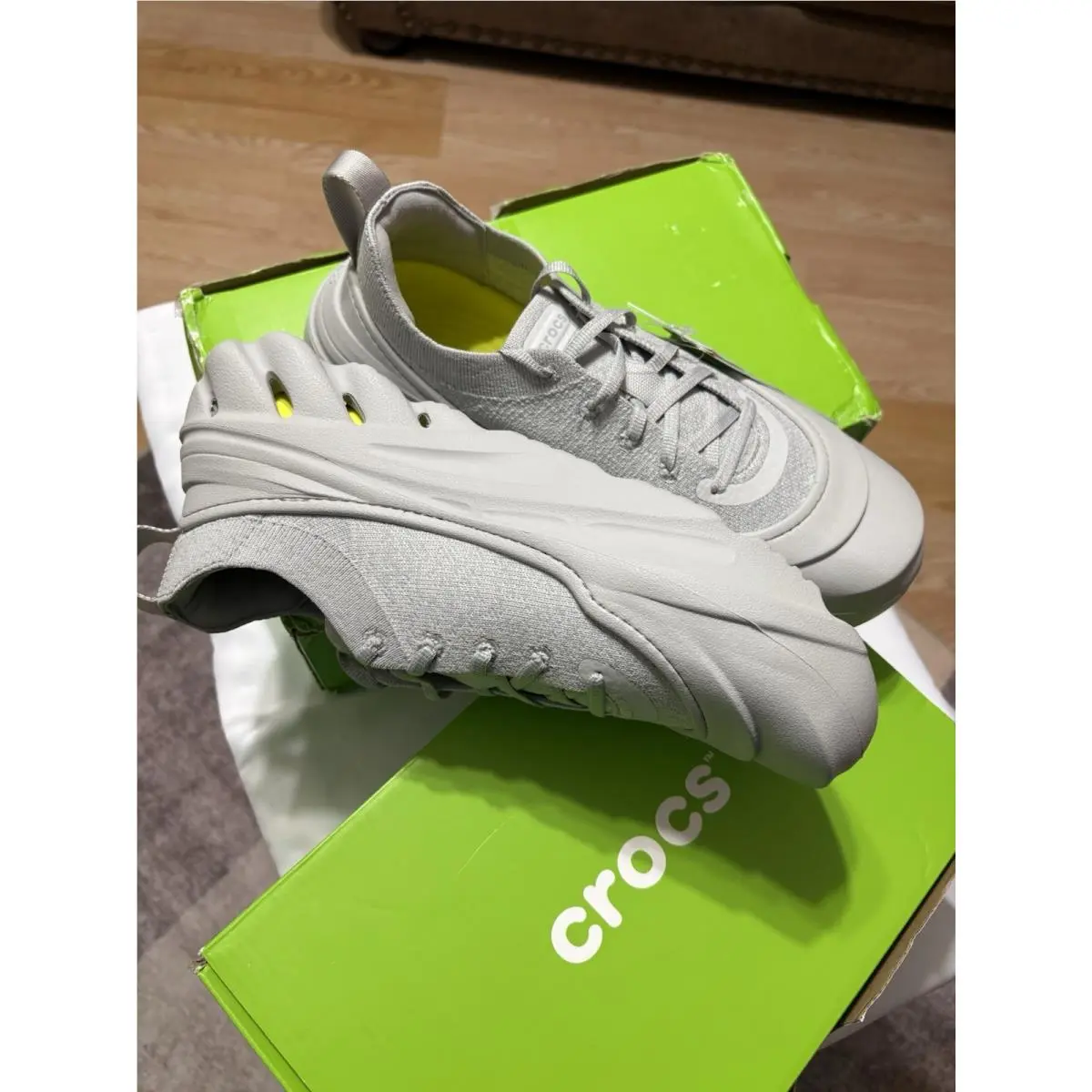 Crocs shoes - Crocs Echo Surge - Echo Surge - 2100791rq - Lt Grey (UPC: 0196265765676) 0