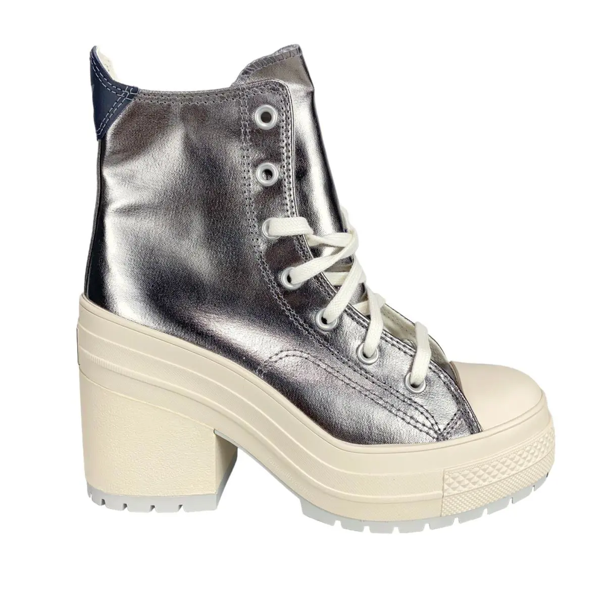 Converse shoes - Converse Chuck 70 De Luxe Heel Hi - A09896C - Silver 0