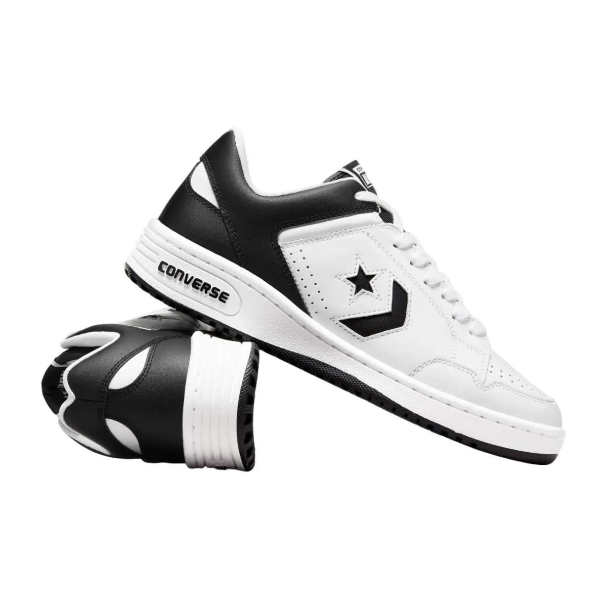 Converse Weapon Classic Shoes OX Black/white Medium - Black/White