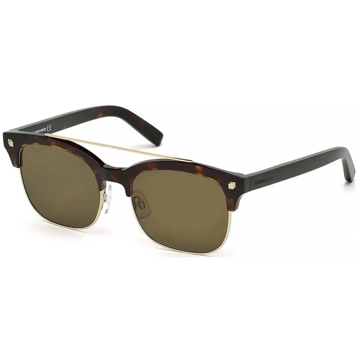 DSQUARED2 DQ0207-52K Women`s Havana Sunglasses Brown Lens by DSquared2