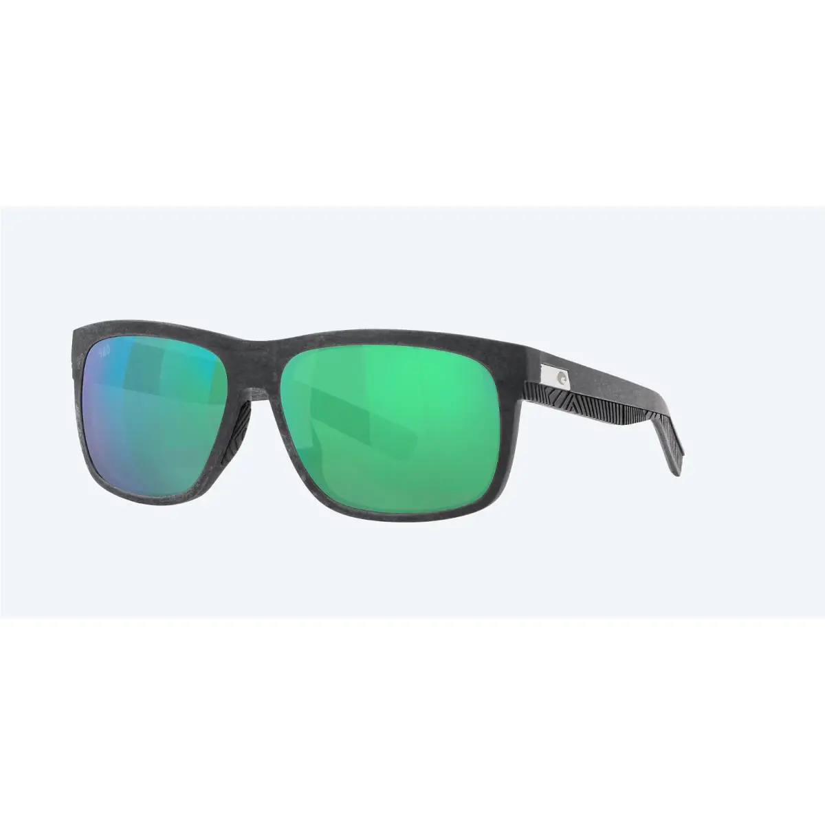 Costa Del Mar Baffin Sunglasses Net Gray Frame W/gray Rubber Green Mirror 580g