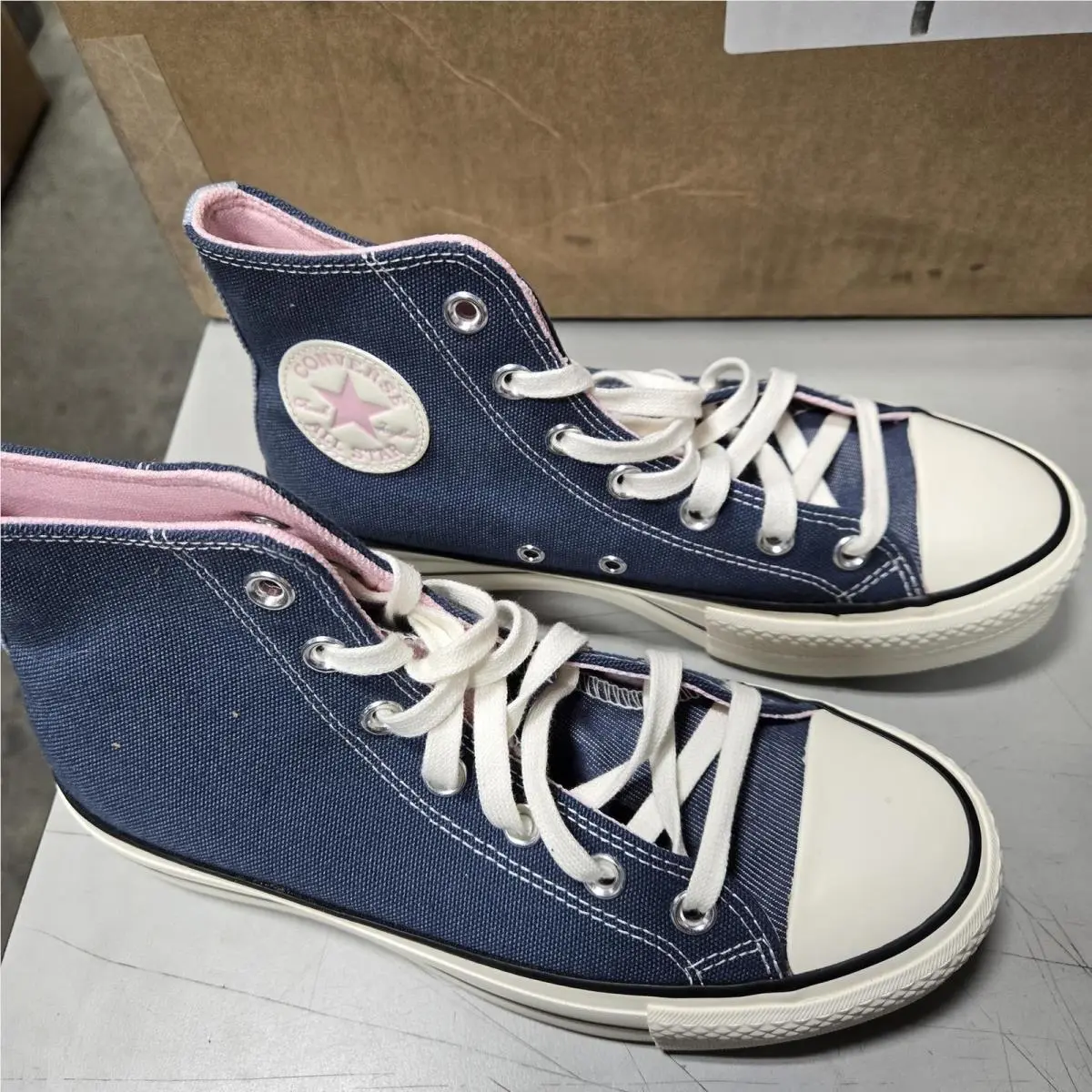 Converse shoes - A03821C - A03821C - Navy/Egret/Sunrise Pink (UPC: 194434065961) 1