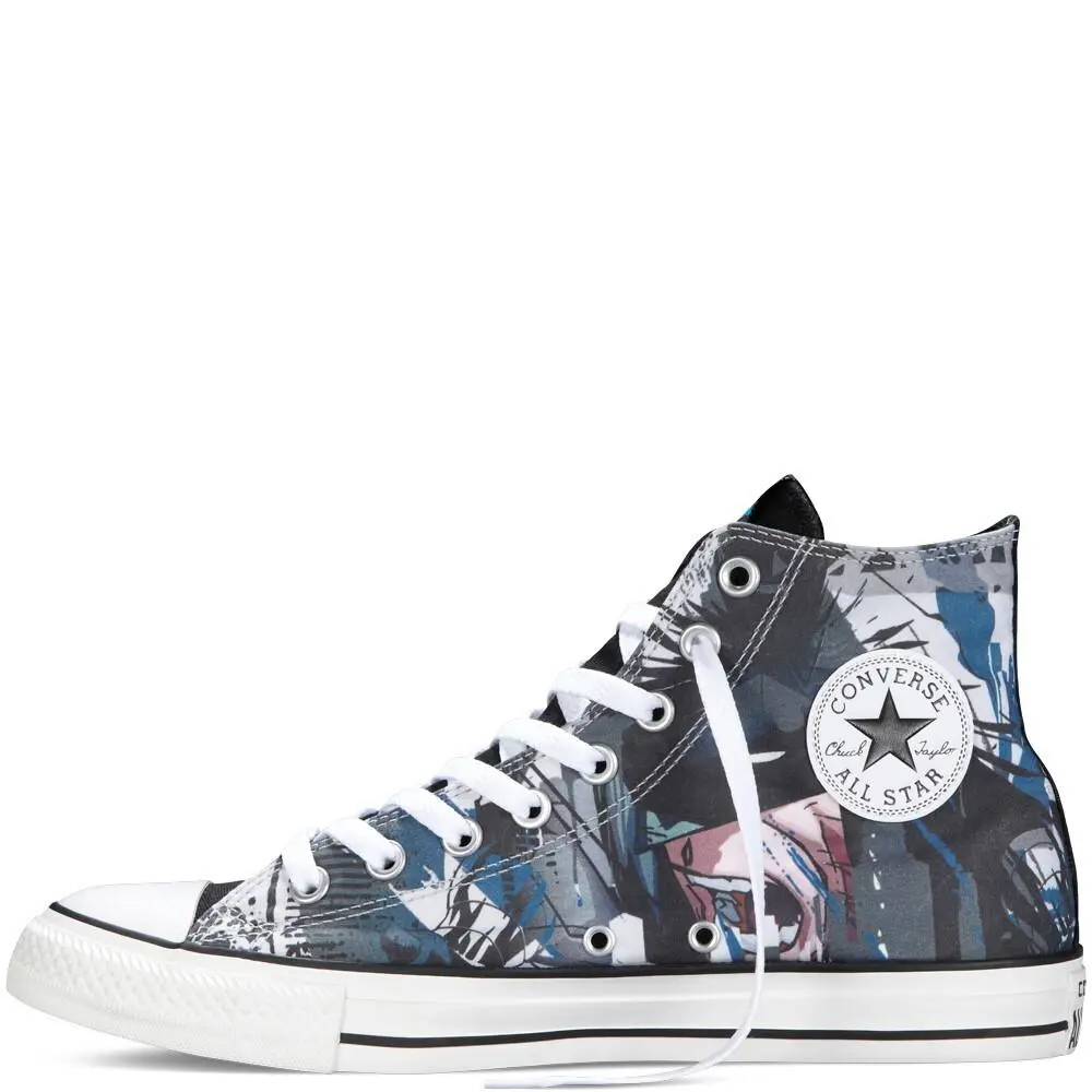 Converse shoes - Converse Chuck Taylor All Star CT Hi DC Comics - 148380C - Larkspur Blue/Gravel Grey/Black/White (UPC: 886955565258) 2