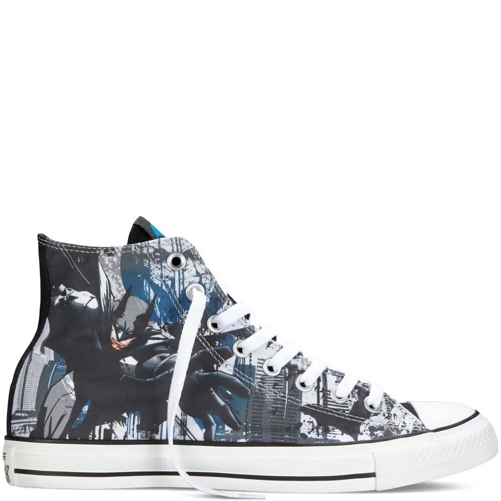 Converse shoes - Converse Chuck Taylor All Star CT Hi DC Comics - 148380C - Larkspur Blue/Gravel Grey/Black/White (UPC: 886955565258) 3