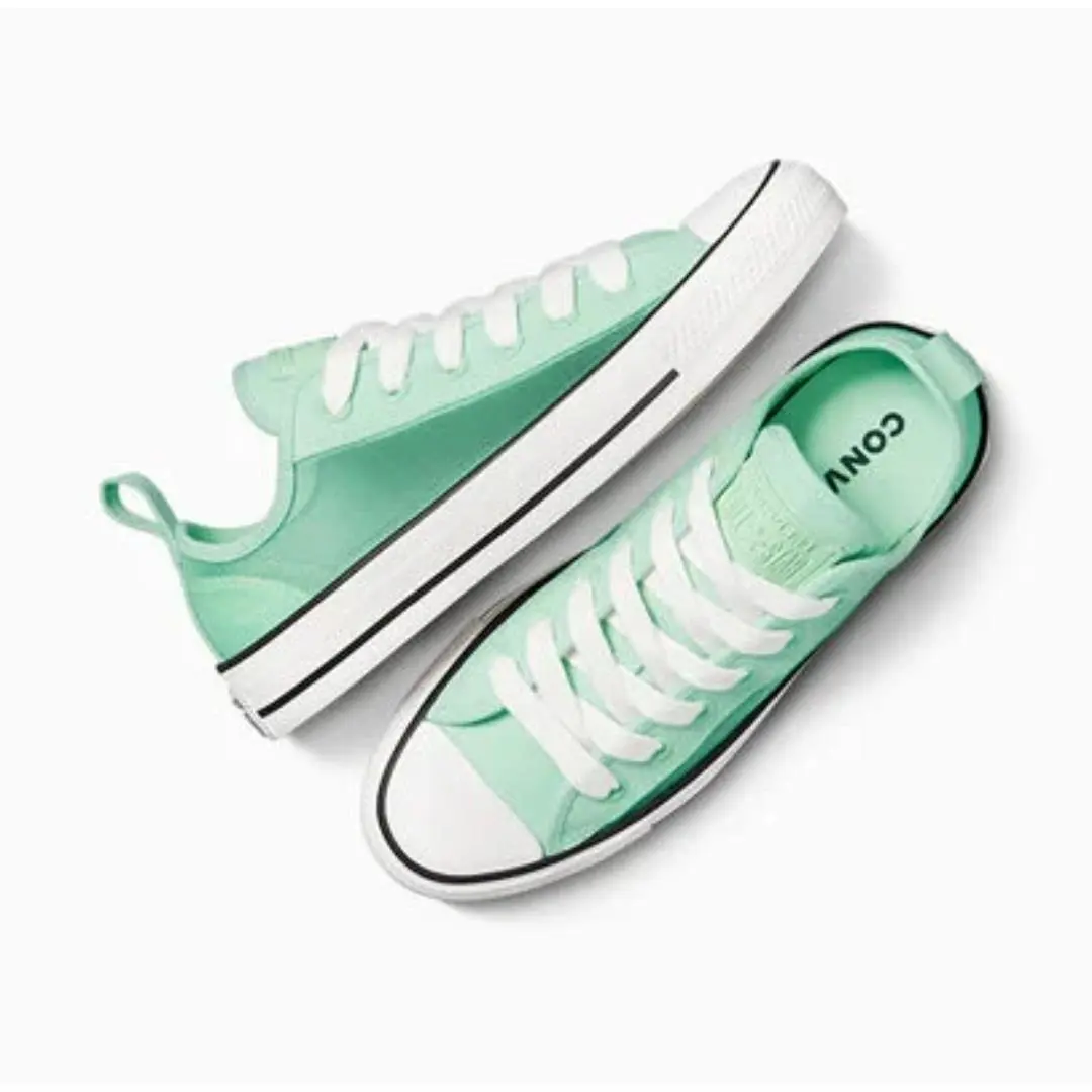 Converse Chuck Taylor All Star Low Unisex Women 9 Men 7 Translucent Green Shoes