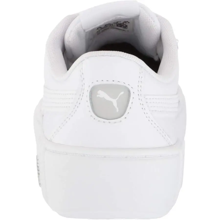Puma shoes - PUMA Smash Platform V2 L C Lace Up - 39400601 - White 1