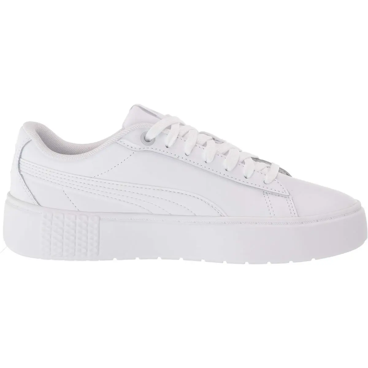 Puma shoes - PUMA Smash Platform V2 L C Lace Up - 39400601 - White 4