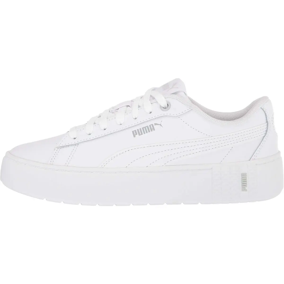 Puma shoes - PUMA Smash Platform V2 L C Lace Up - 39400601 - White 6