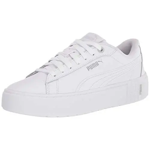 Puma shoes - PUMA Smash Platform V2 L C Lace Up - 39400601 - White 7
