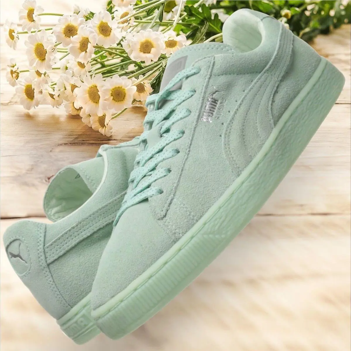 Puma shoes - PUMA Suede - Suede - 362303-02 - Green 0