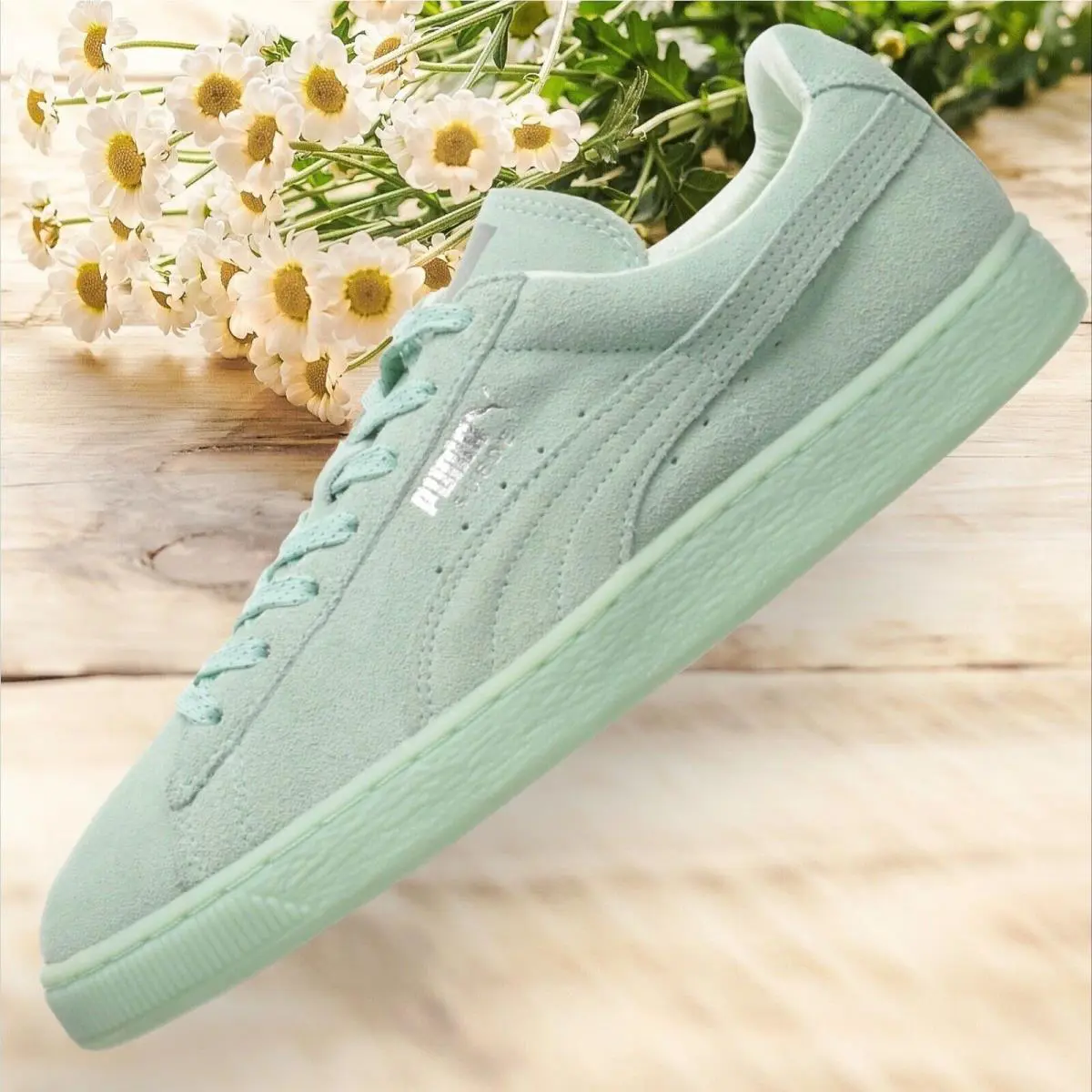 Puma shoes - PUMA Suede - Suede - 362303-02 - Green 1
