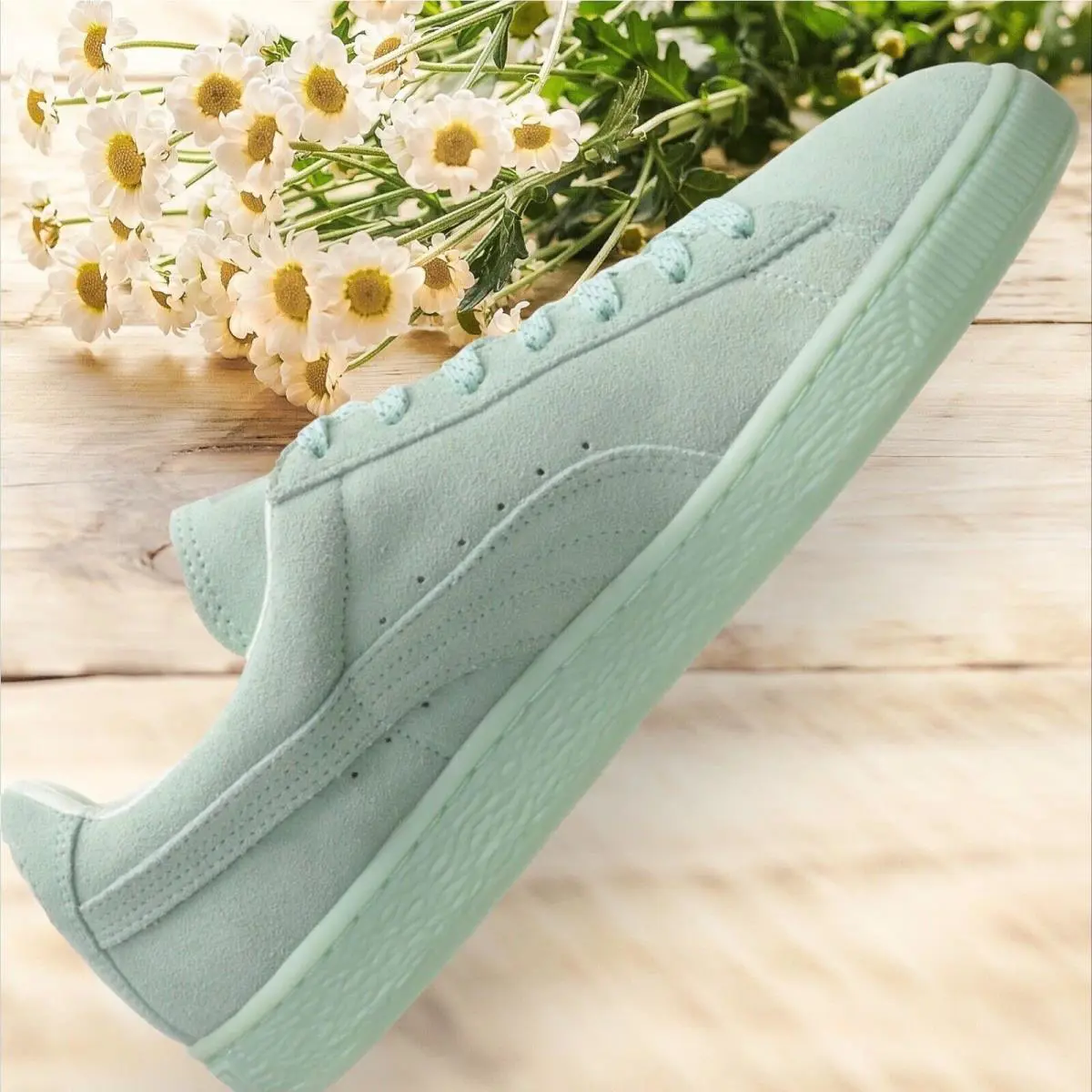 Puma shoes - PUMA Suede - Suede - 362303-02 - Green 2