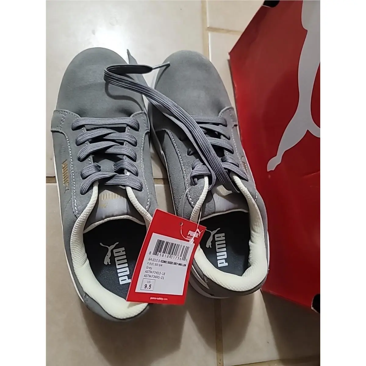 Puma shoes - PUMA Suede - Suede - Gray 1