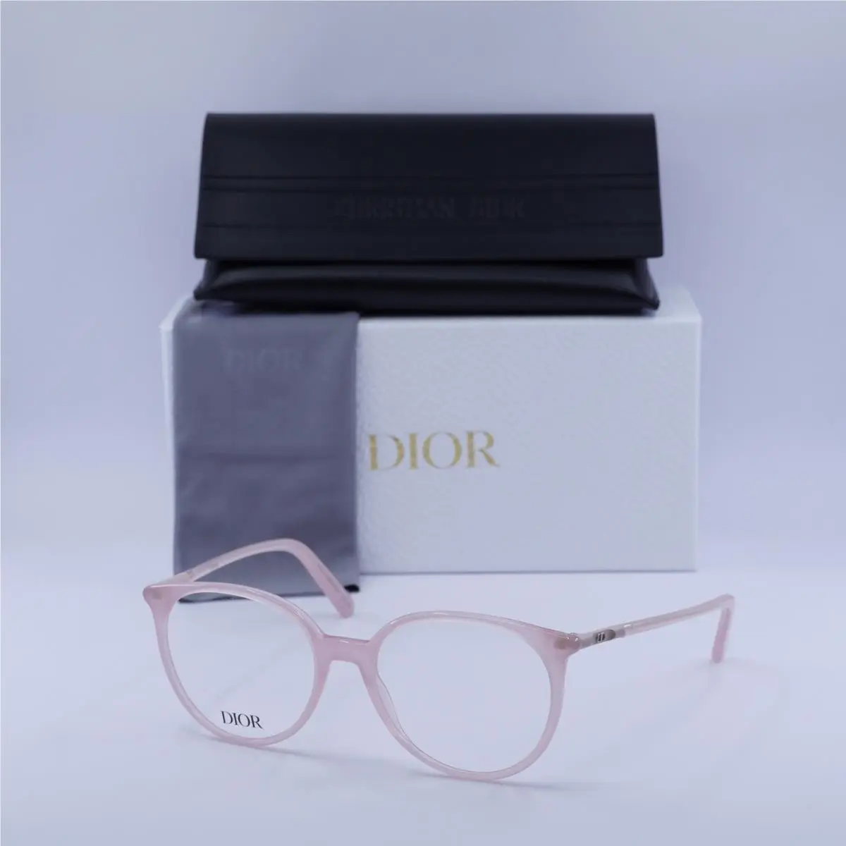 Dior Mini CD O B1I 4000 Shiny Light Pink 53mm Eyeglasses