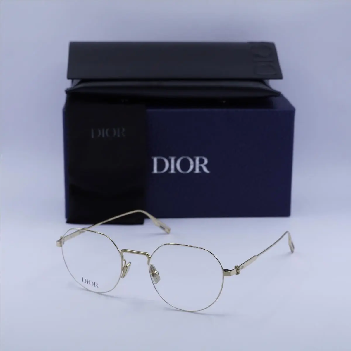 Dior Neodioro R3U B000 Shiny Gold 51mm Eyeglasses