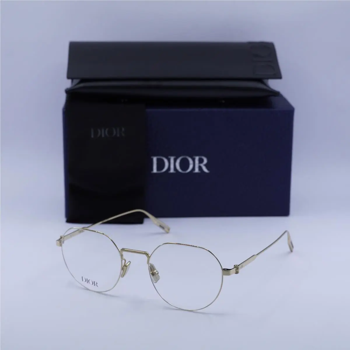 Neodioro R3U B000 Shiny Gold 51mm Eyeglasses by Dior