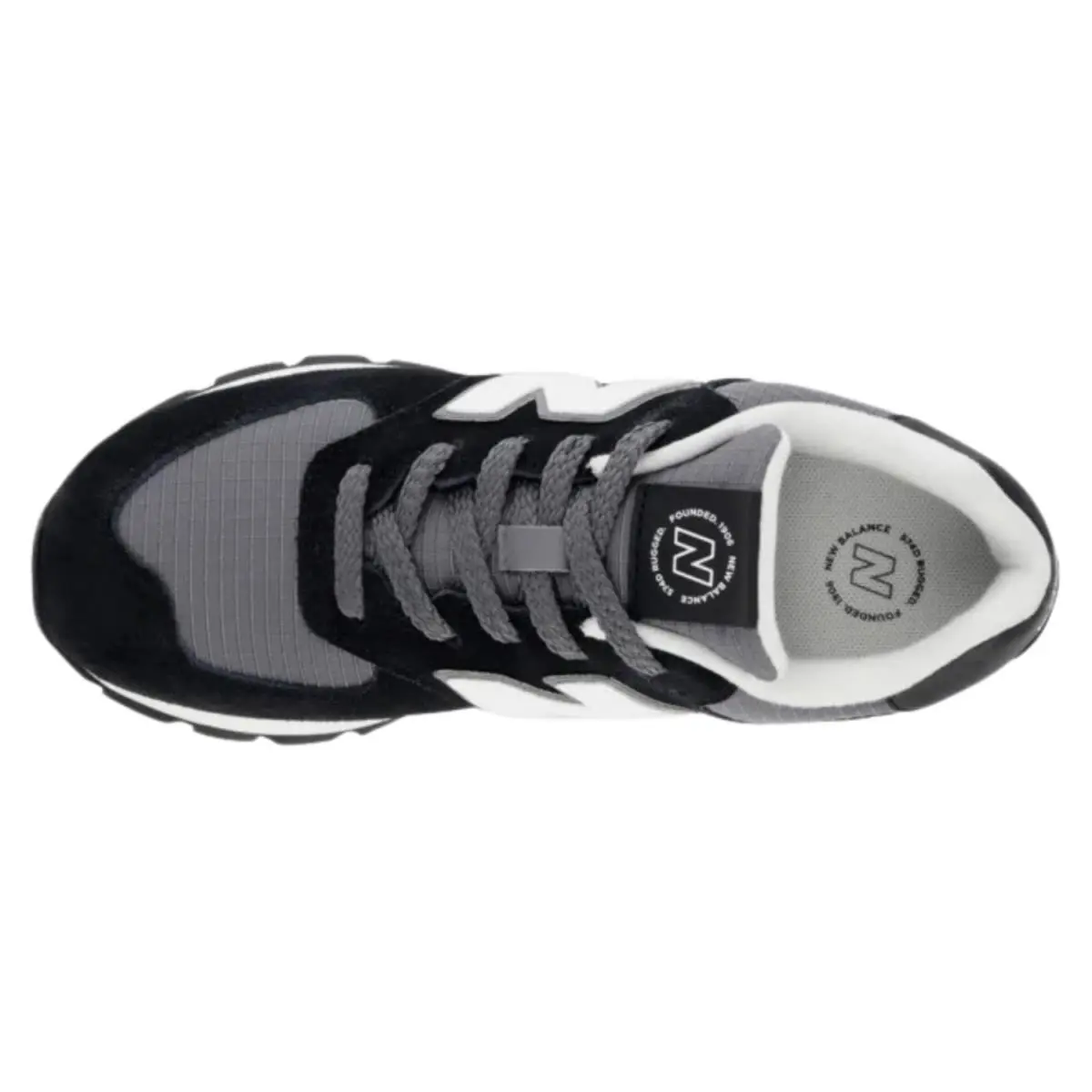 New Balance shoes - BLACK WHITE 5