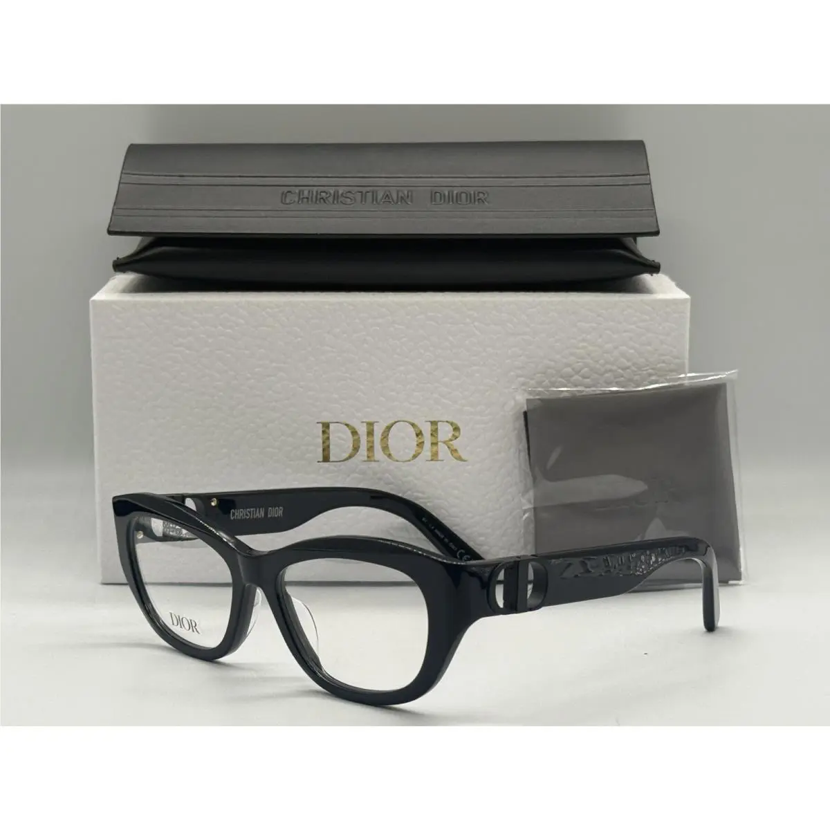 Christian Dior 30MONTAIGNEO B1I 1100 Black Sunglasses 54-17